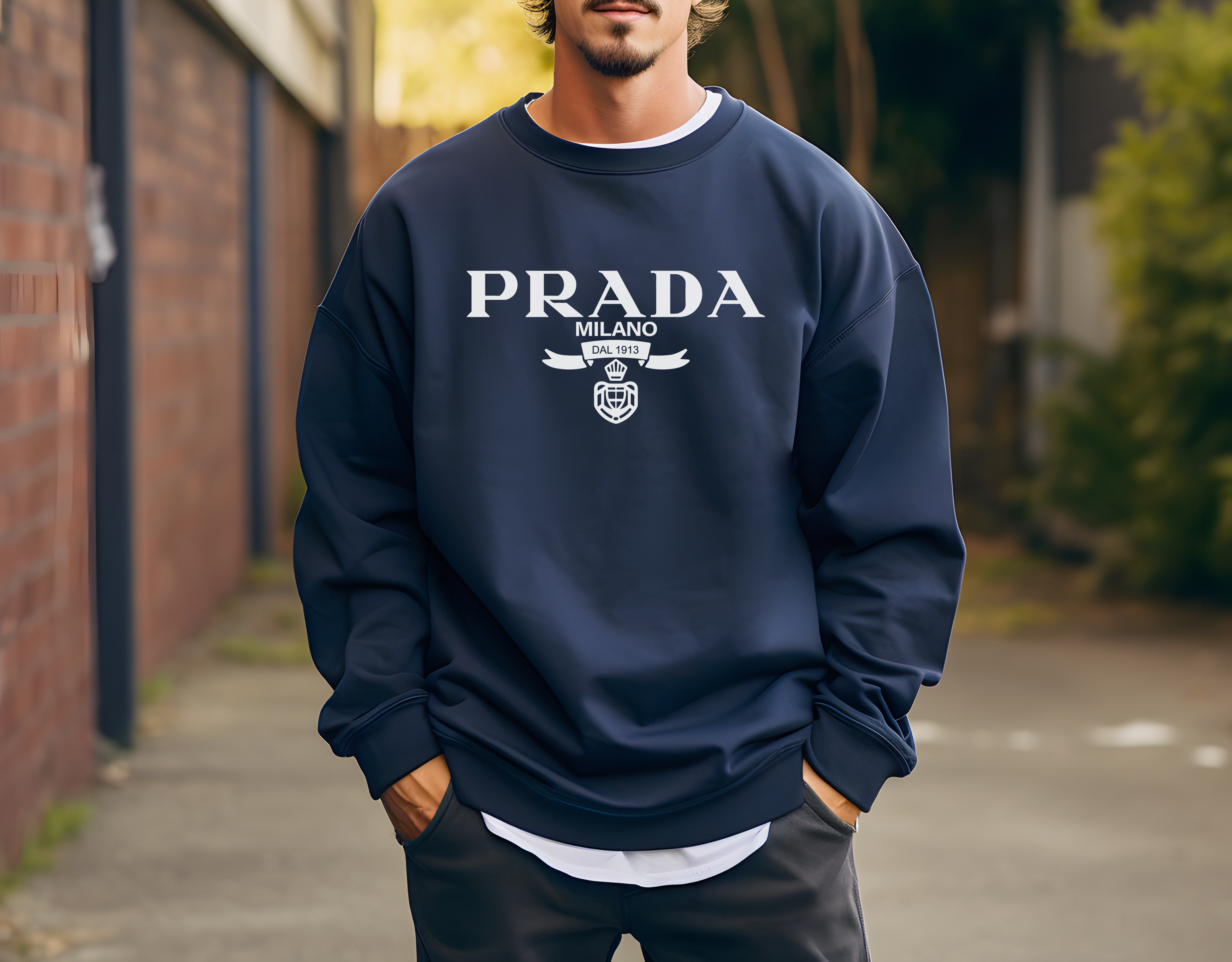 Prada Milano Dal 1913 Shirt, Premium Shirt - Image 6