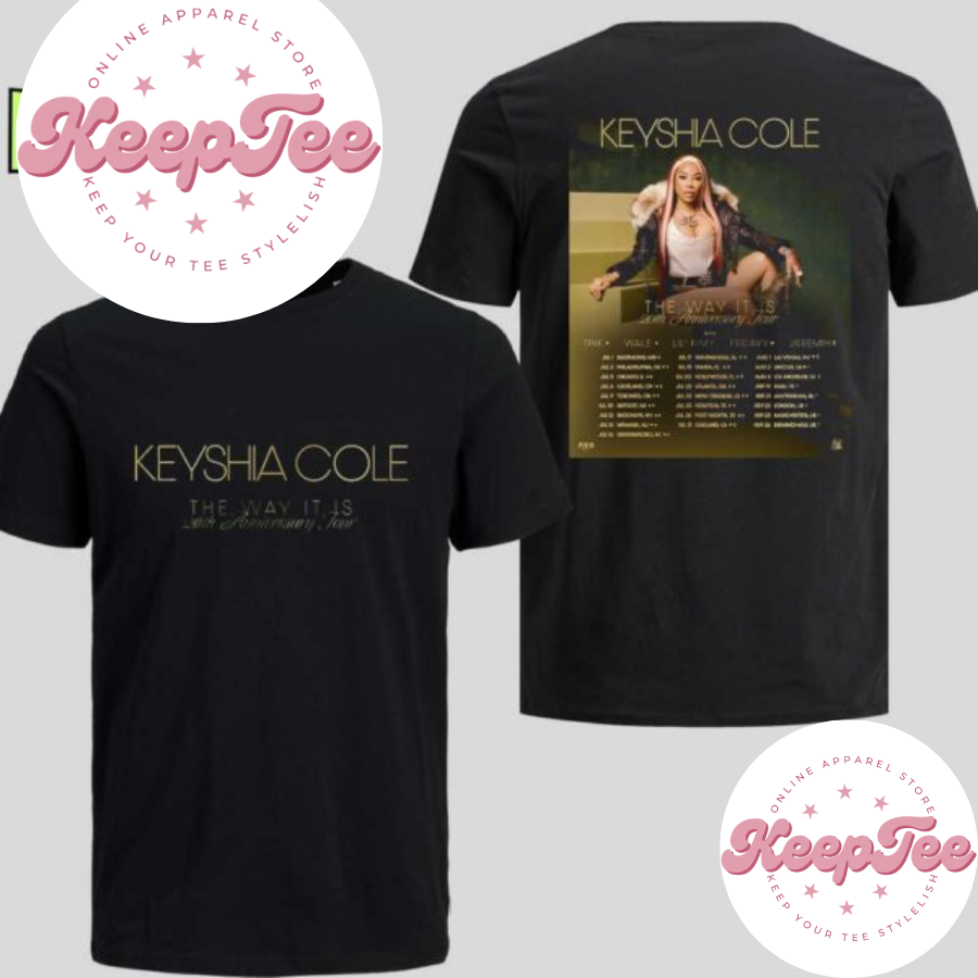 Keyshia Cole The Way It Is 20Th Anniversary Tour Dates 2025 Fan Gifts Two Sides Classic T-Shirt