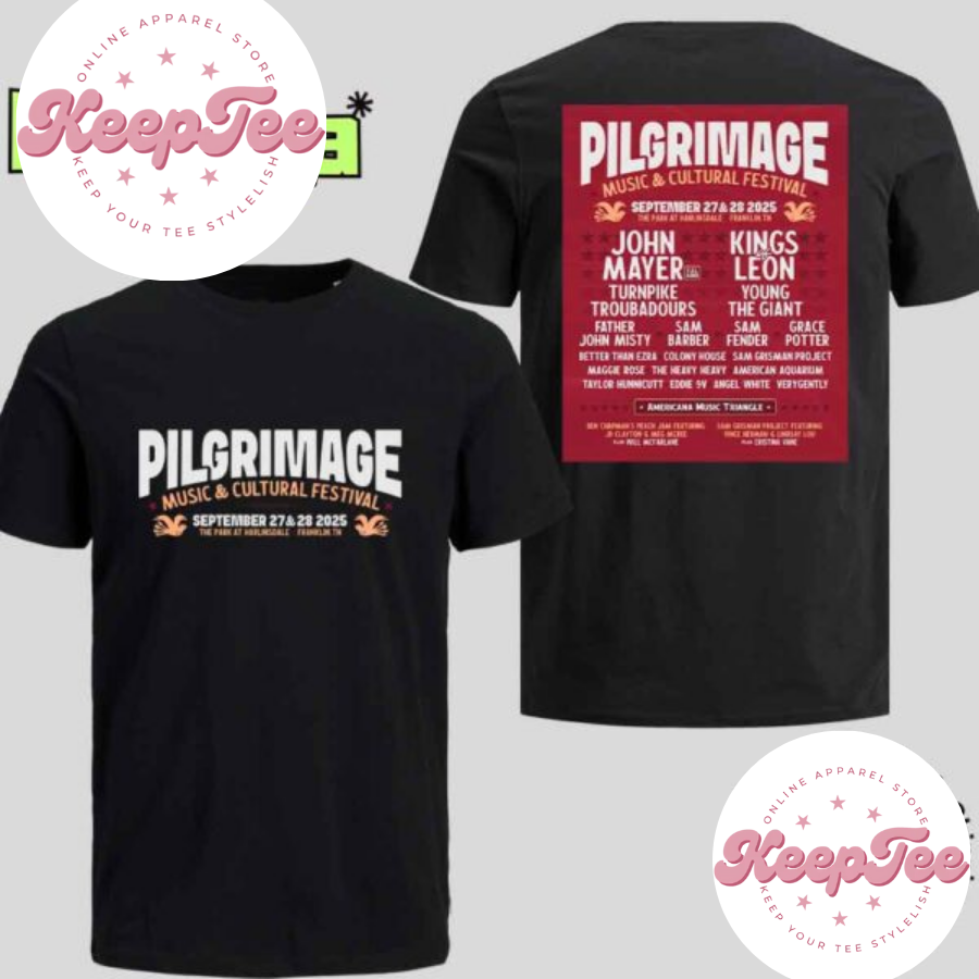 Pilgrimage Festival 2025 Concert 2025 Shirt, Pilgrimage Festival 2025 Lineup At Harlinsdale Farm In Franklin On September 27-28 2025 Shirt