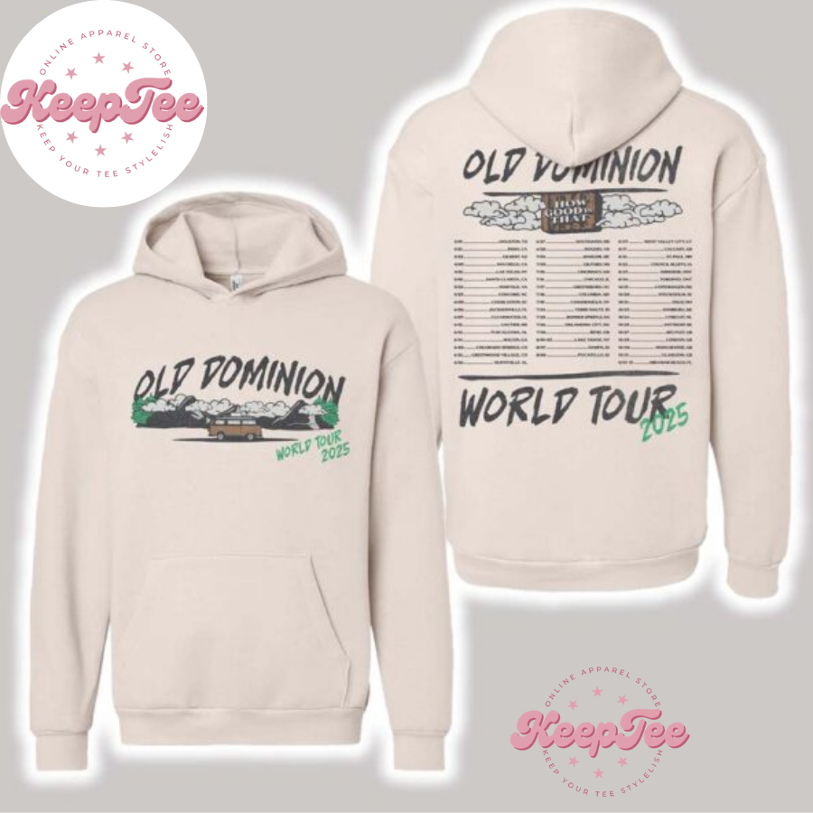 Old Dominion Band Concert 2025 Shirt, Old Dominion Band Tee How Good Is That World Tour 2025 Hoodie Shirt