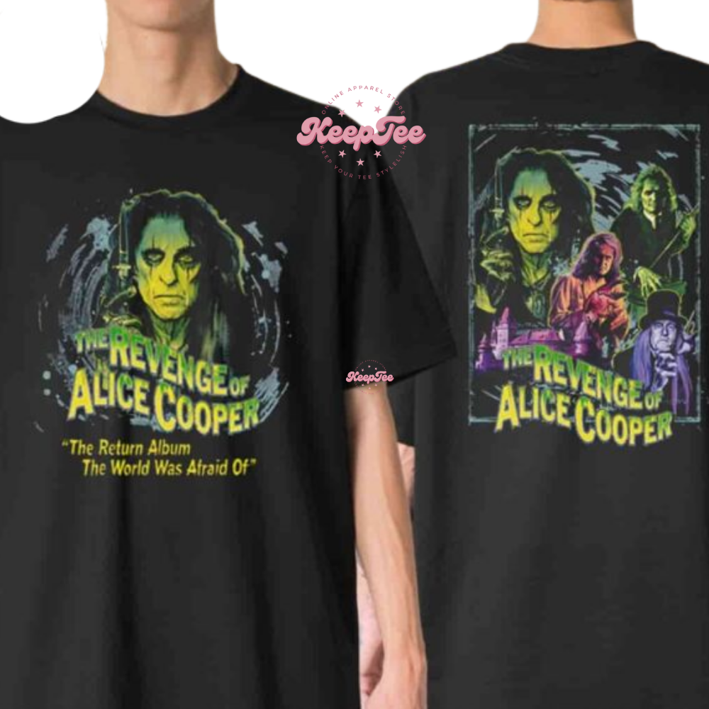The Revenge Of Alice Cooper Revenge Has A Face Merchandise 2025 Shirt