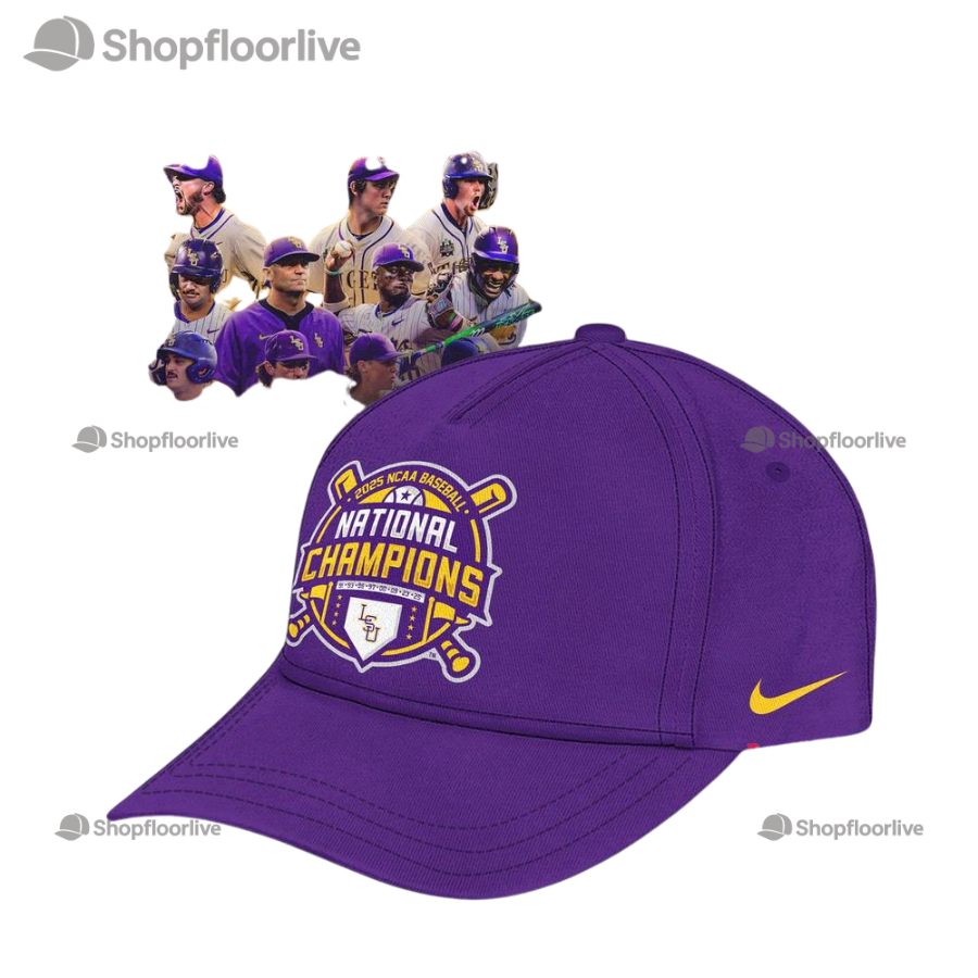 Lsu Tigers 2025 Ncaa Baseball Men'S College World Series Champions New Cap