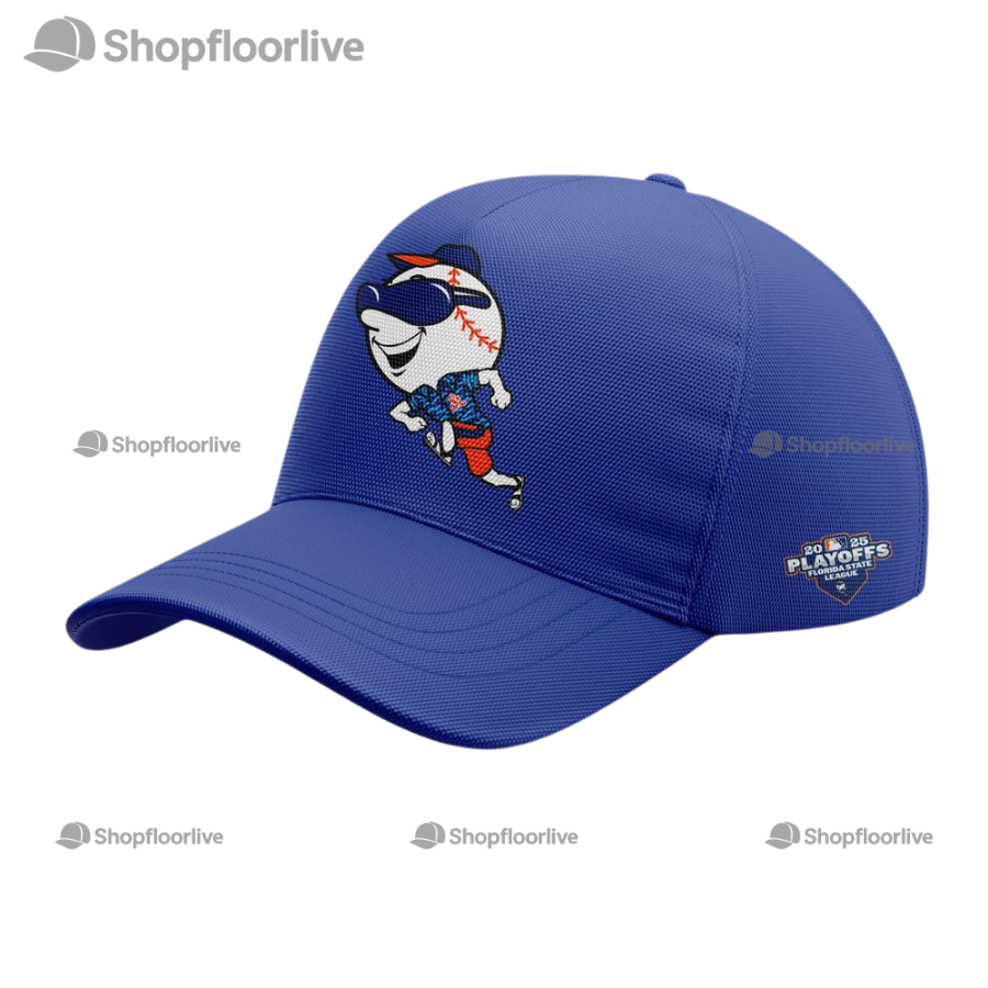 St. Lucie Mets East Division First Half Championship 2025 All Over Print Cap