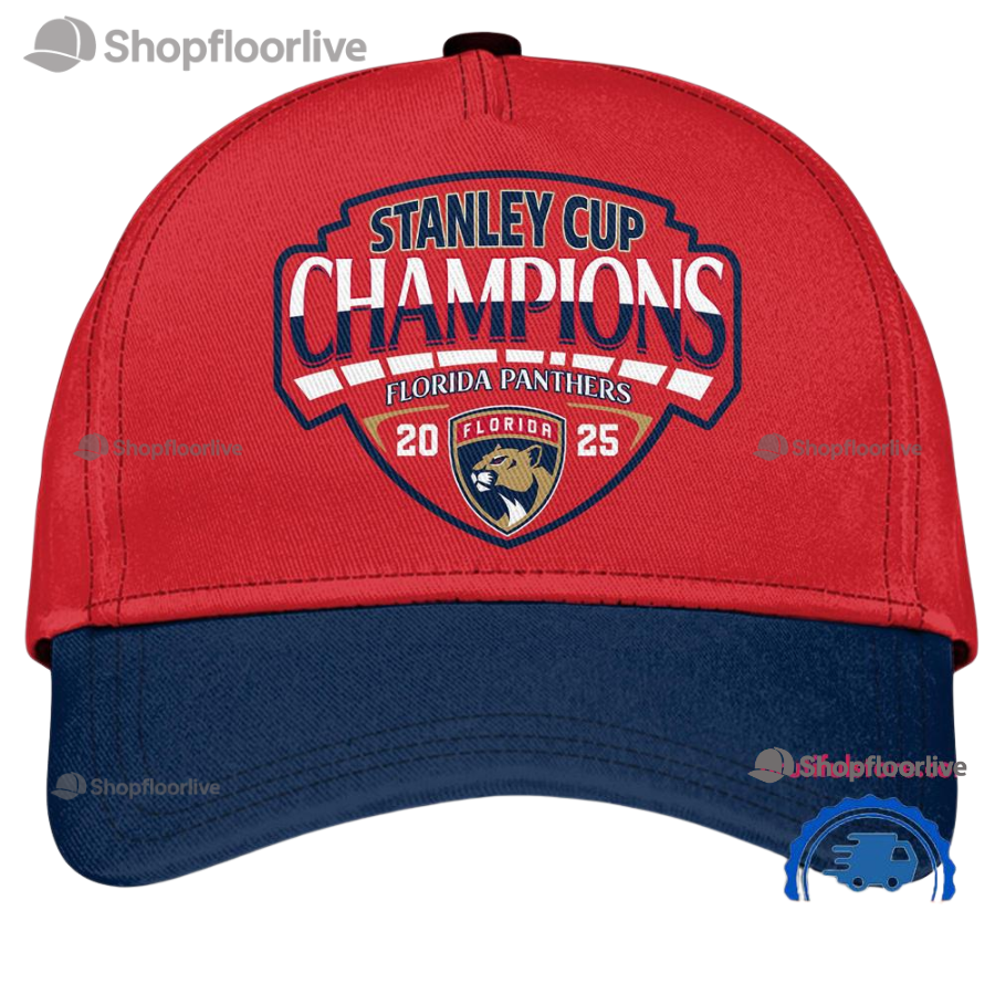Back To Back Champions Florida Panthers Stanley Cup 2025 Limited Edition Cap
