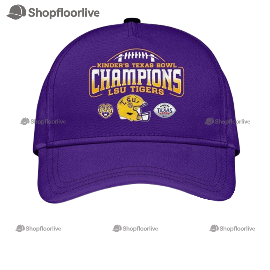 Lsu Tigers 2025 Ncaa Kinder'S Texas Bowl Champions Limited Edition Cap