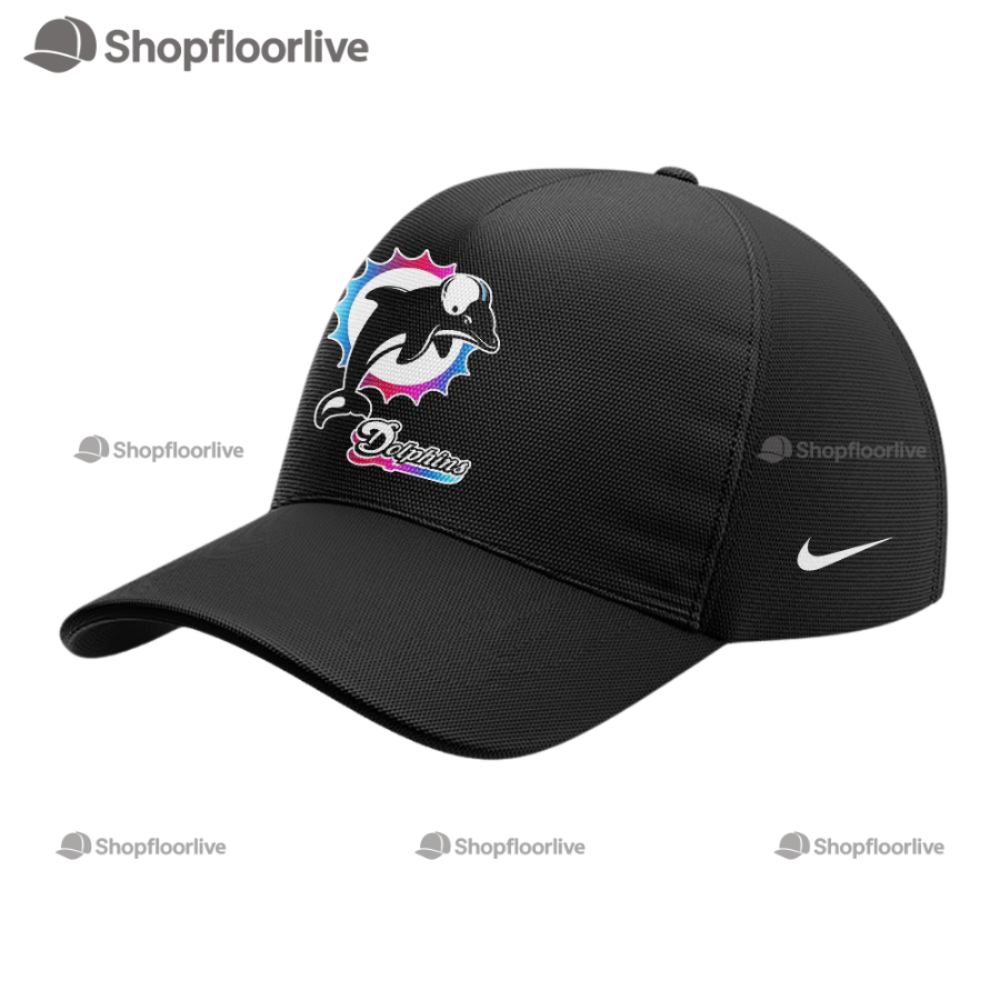 Miami Dolphins Football Vice City Black Cap