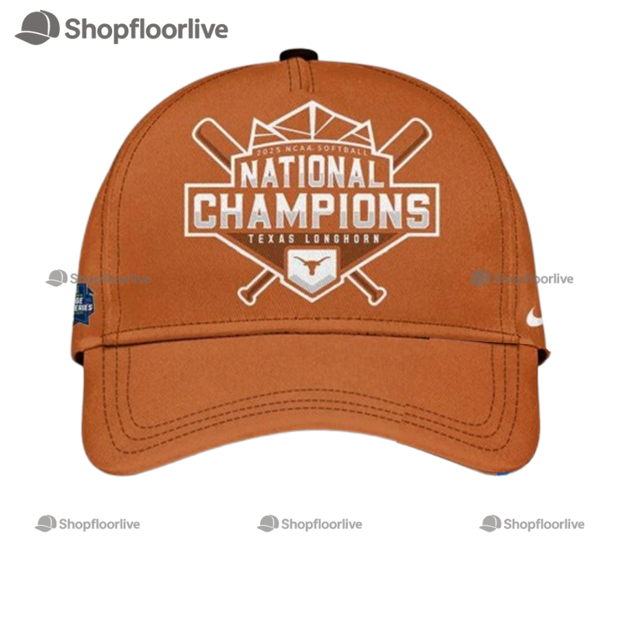 Texas Longhorns Softball Women'S College World Series 2025 Champions Cap