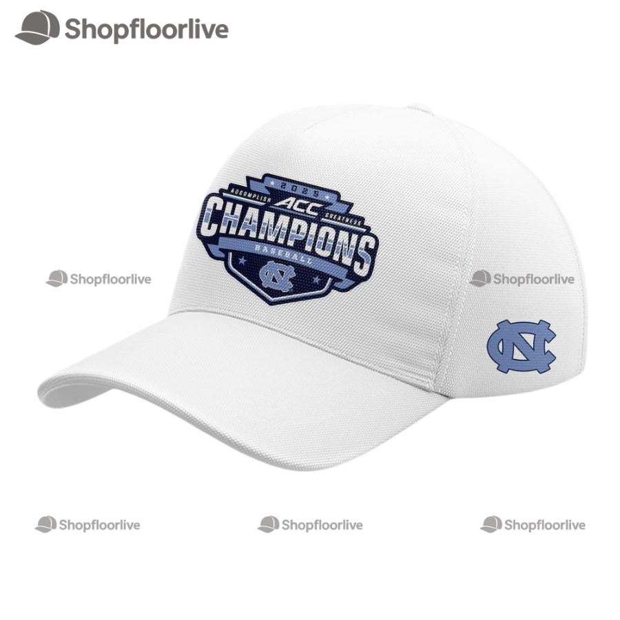 North Carolina Tar Heels 2025 Ncaa Division I Women'S Lacrosse National Champions White Cap