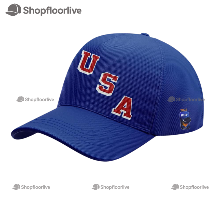 Usa Hockey 2025 Iihf Men'S World Championship 3D Cap