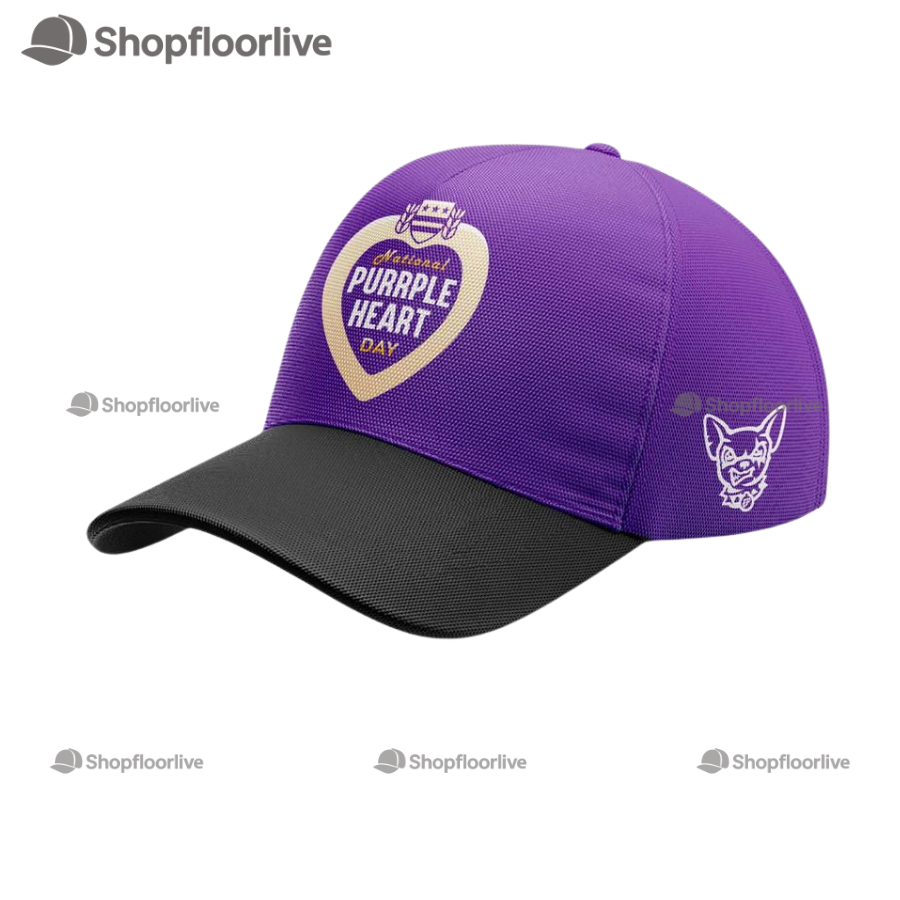 El Paso Chihuahuas X Purple Heart Day 2025 Baseball Cap