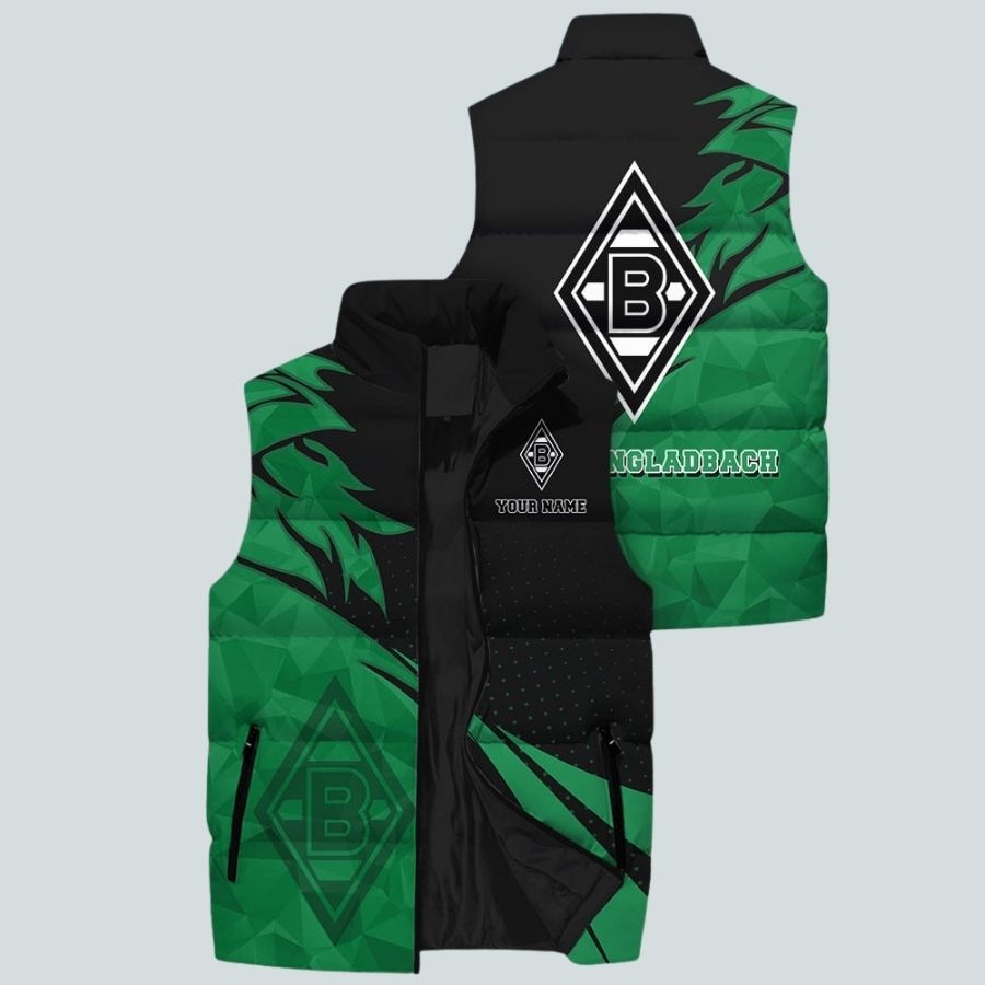 Borussia Munchengladbach Bdlg Sleeveless Puffer Jacket Gifts For Fans