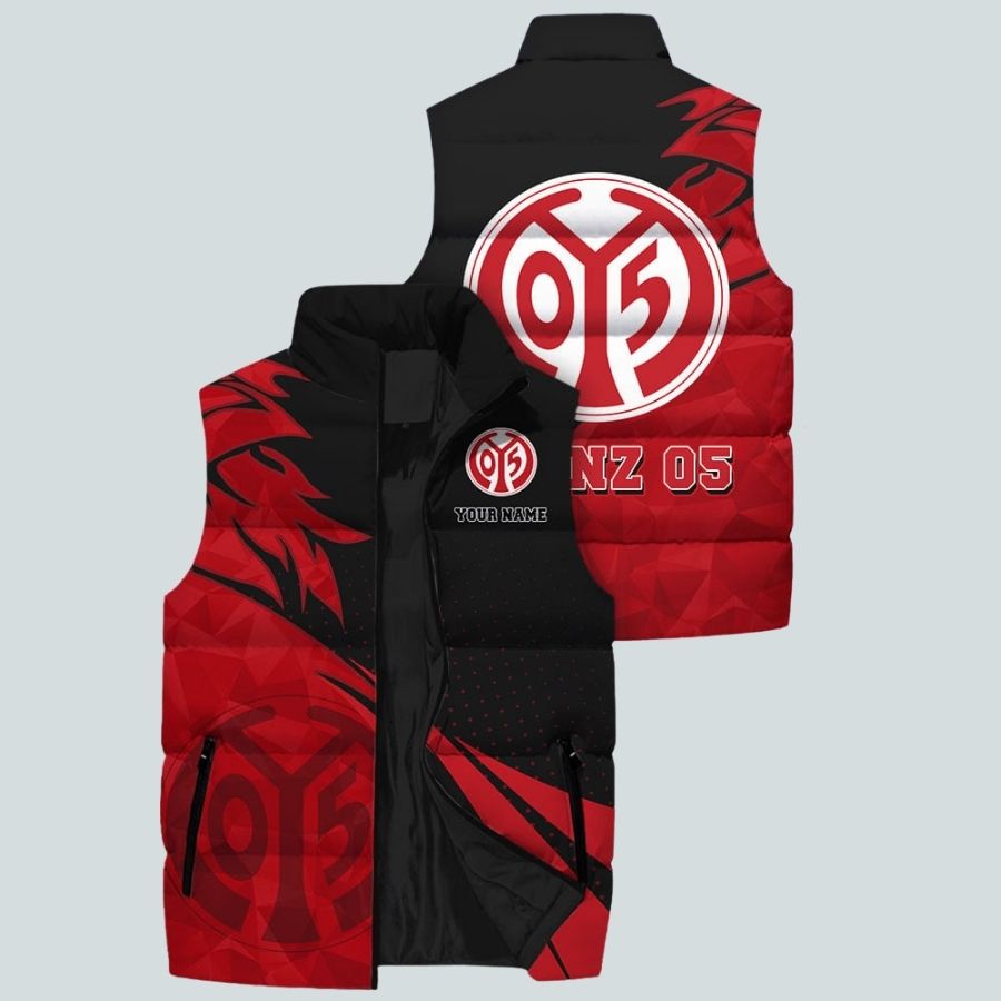 1. Fsv Mainz 05 Bdlg Sleeveless Puffer Jacket Gifts For Fans