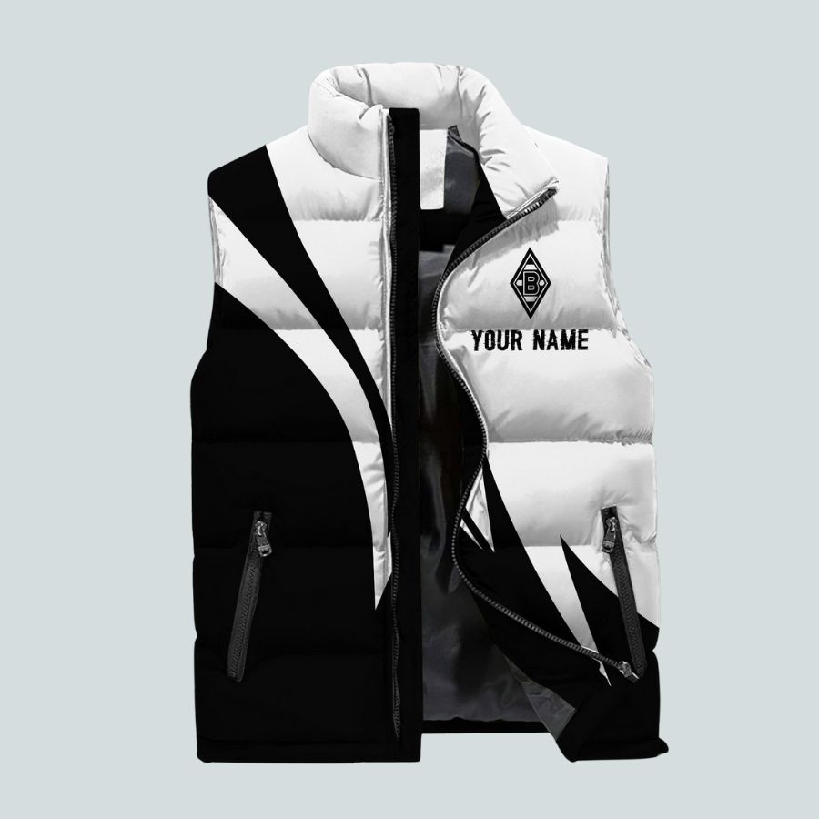 Borussia Mnchengladbach Bdlg Personalized Sleeveless Puffer Jacket Gifts For Fans