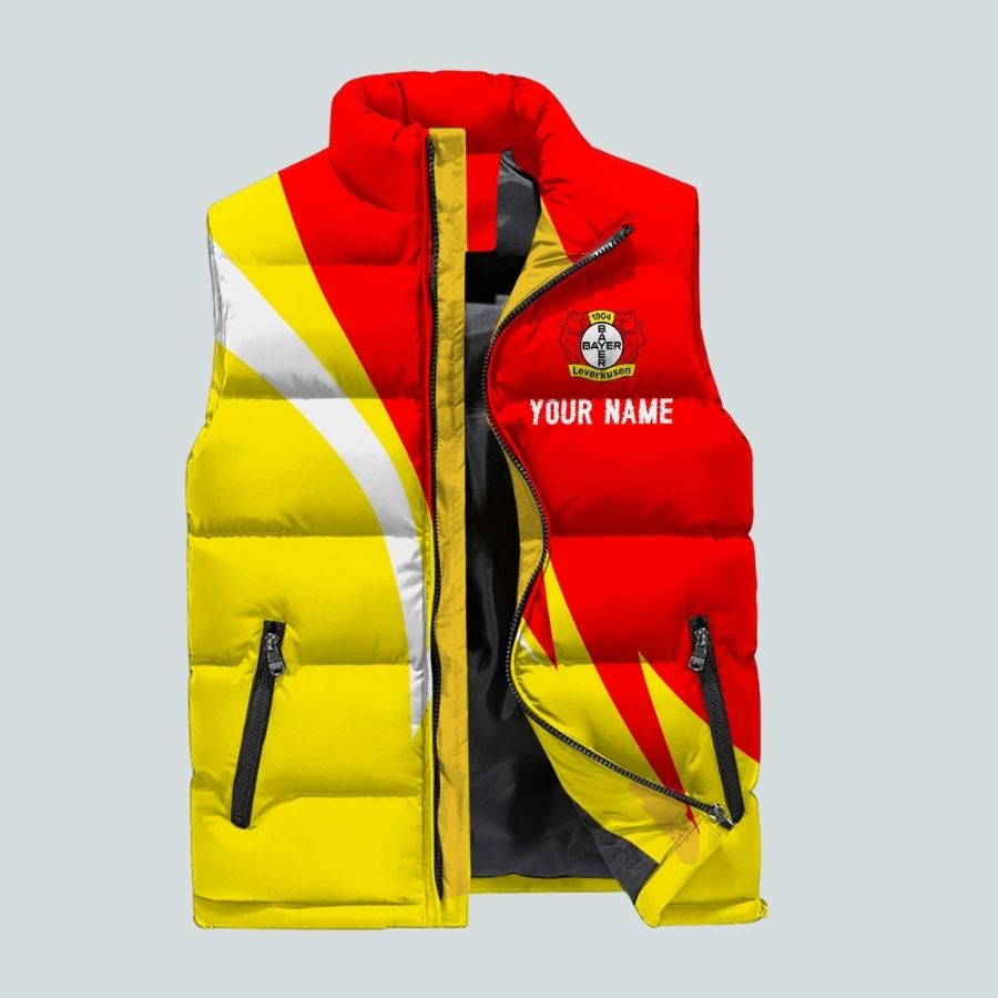 Bayer 04 Leverkusen Bdlg Personalized Sleeveless Puffer Jacket Gifts For Fans