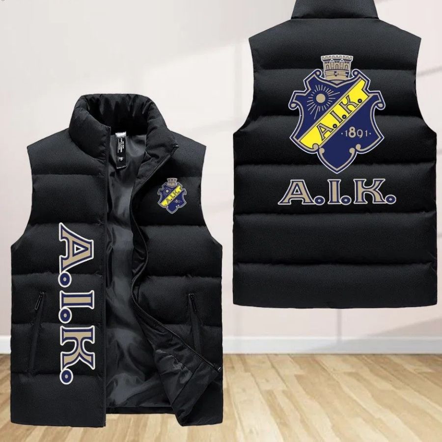 Aik If Sleeveless Puffer Jacket Custom For Fans Gifts