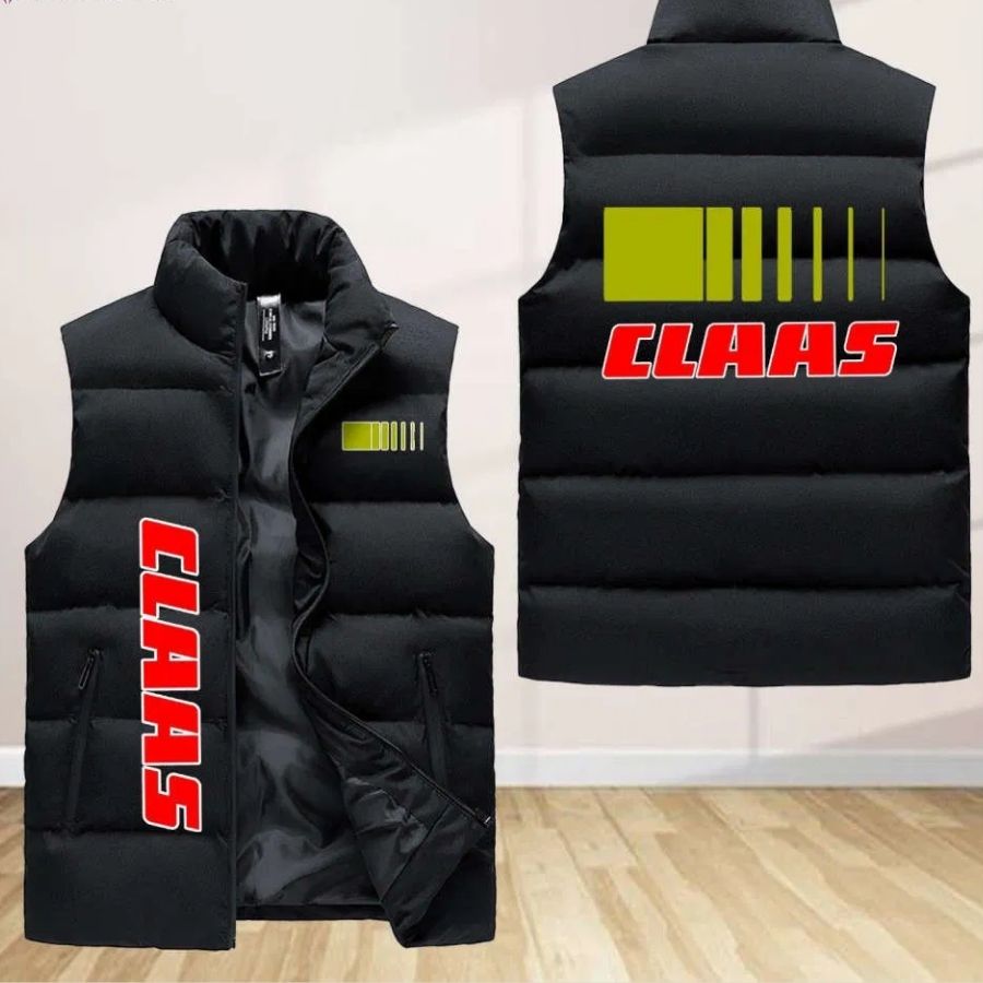 Claas Sleeveless Puffer Jacket Custom For Fans Gifts