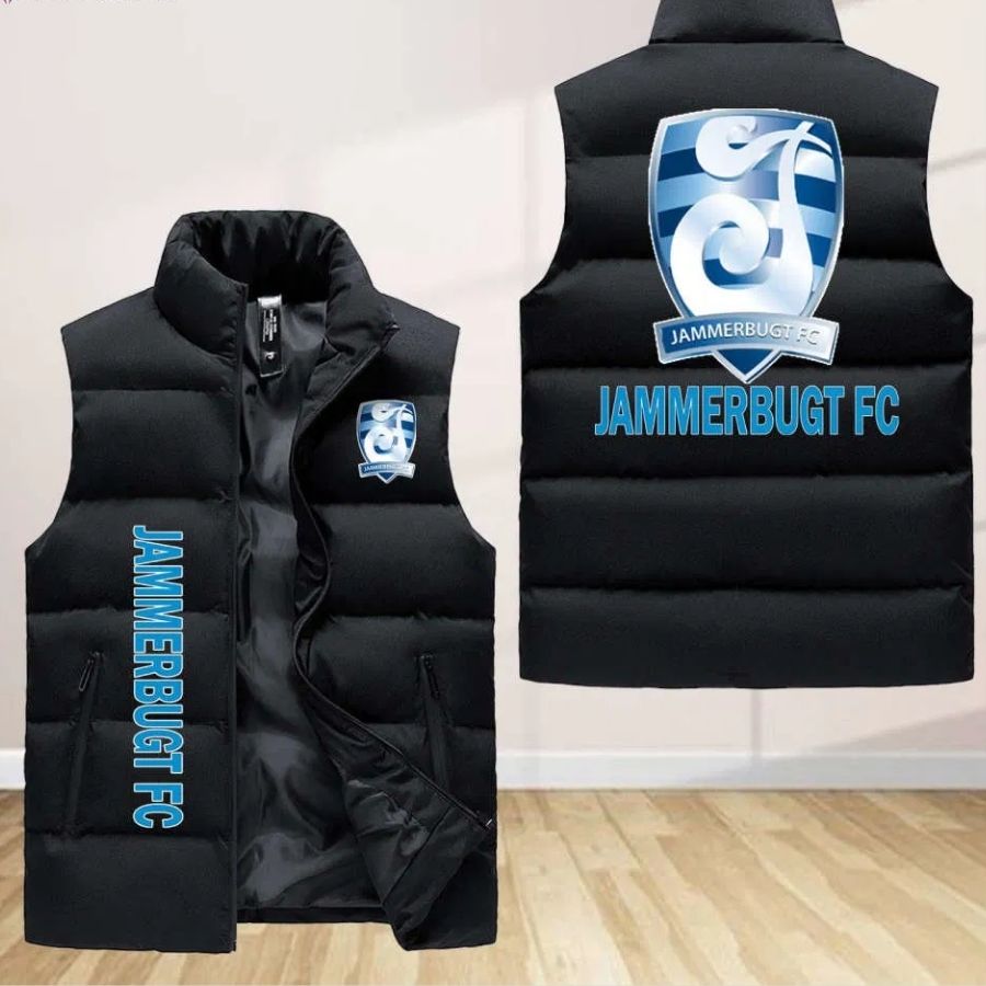 Jammerbugt Fc Sleeveless Puffer Jacket Custom For Fans Gifts