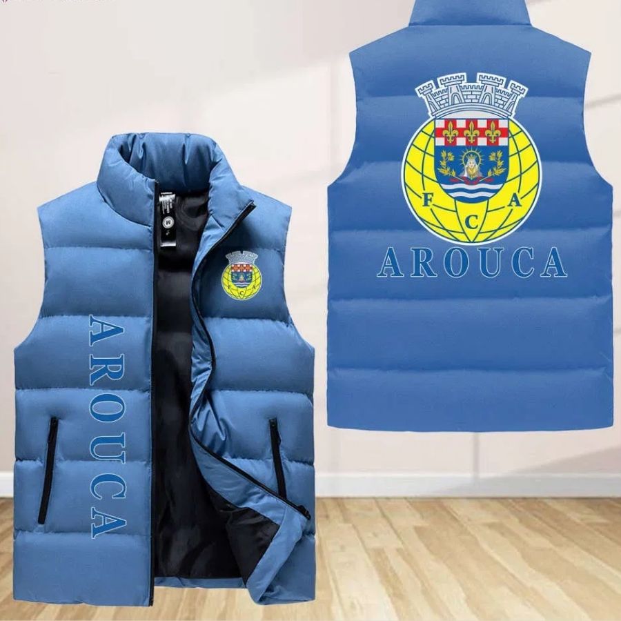 F.C. Arouca Sleeveless Puffer Jacket Custom For Fans Gifts