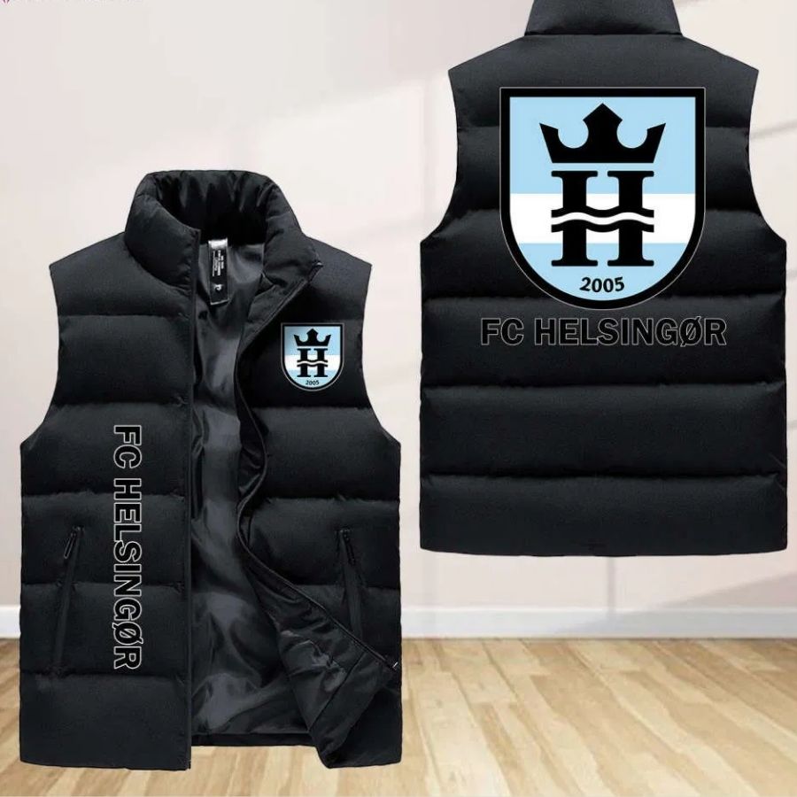 Fc Helsingors Sleeveless Puffer Jacket Custom For Fans Gifts
