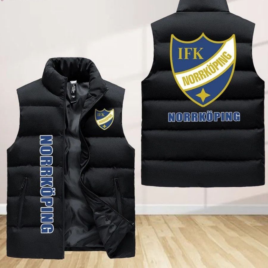 Ifk Norrkoping Sleeveless Puffer Jacket Custom For Fans Gifts