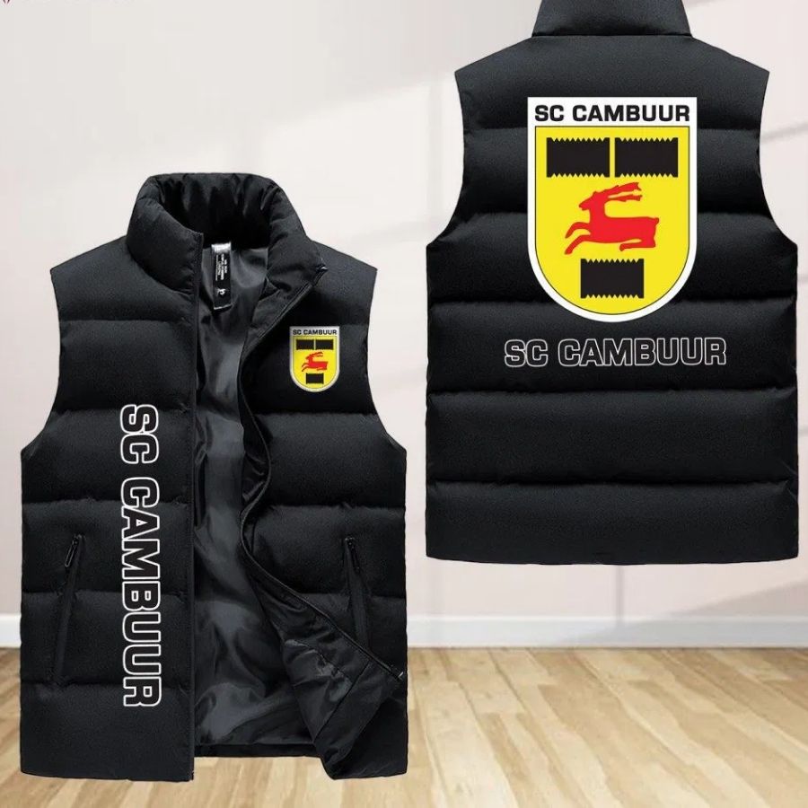 Sc Cambuur Sleeveless Puffer Jacket Custom For Fans Gifts