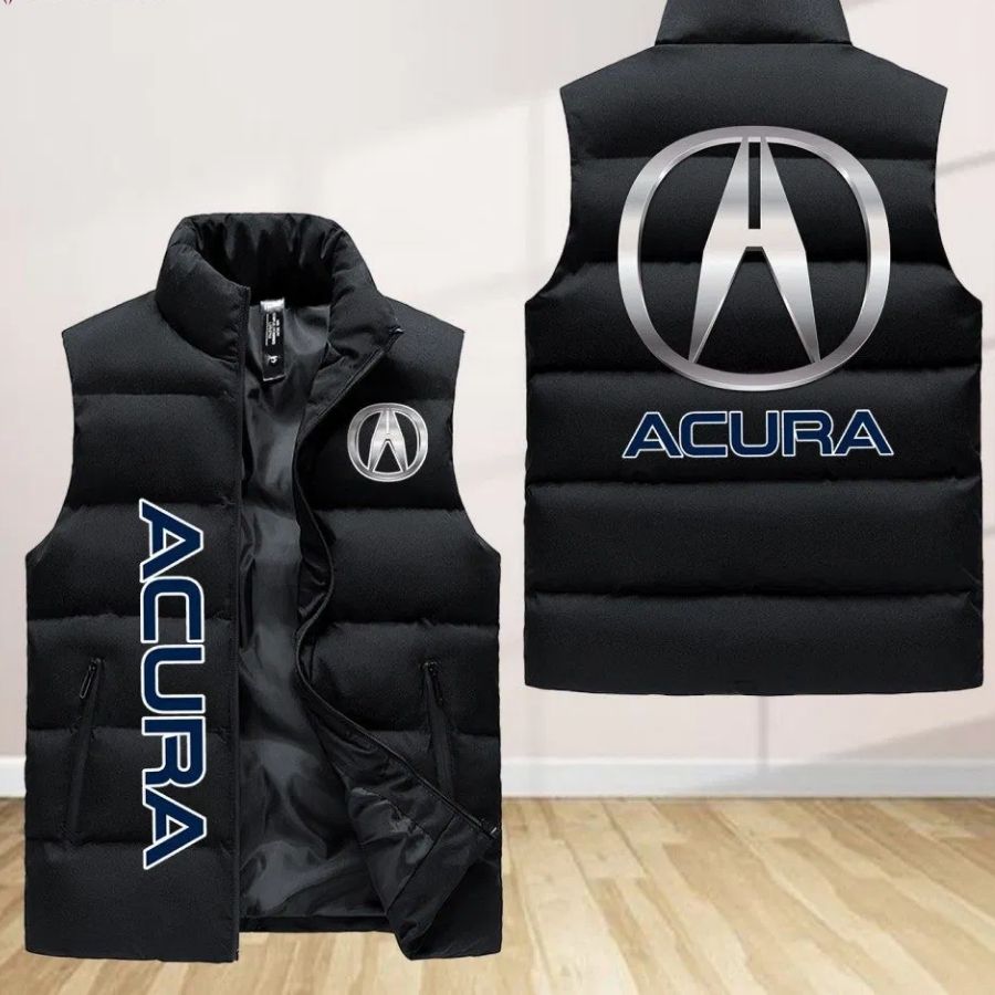 Acura Sleeveless Puffer Jacket Custom For Fans Gifts