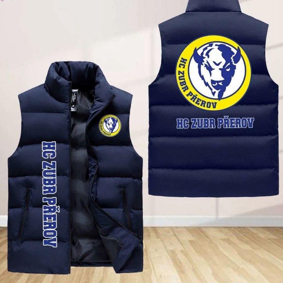 Hc Zubr Prerov Sleeveless Puffer Jacket Custom For Fans Gifts