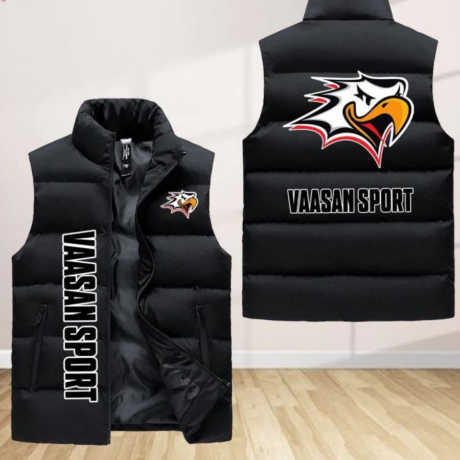 Vaasan Sport Sleeveless Puffer Jacket Custom For Fans Gifts