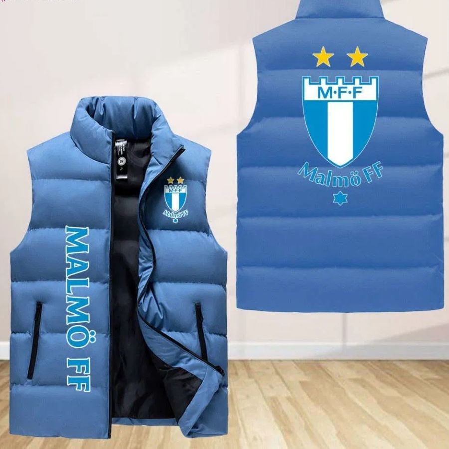 Malmo Ff Sleeveless Puffer Jacket Custom For Fans Gifts