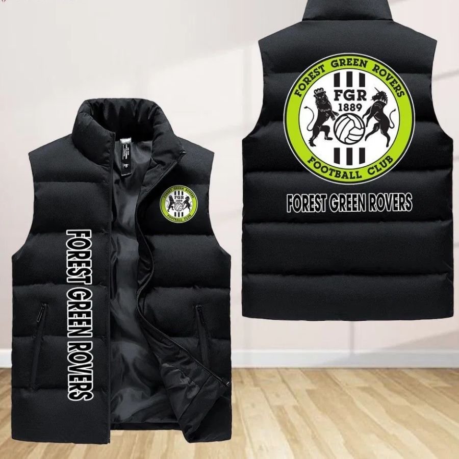 Forest Green Sleeveless Puffer Jacket Custom For Fans Gifts