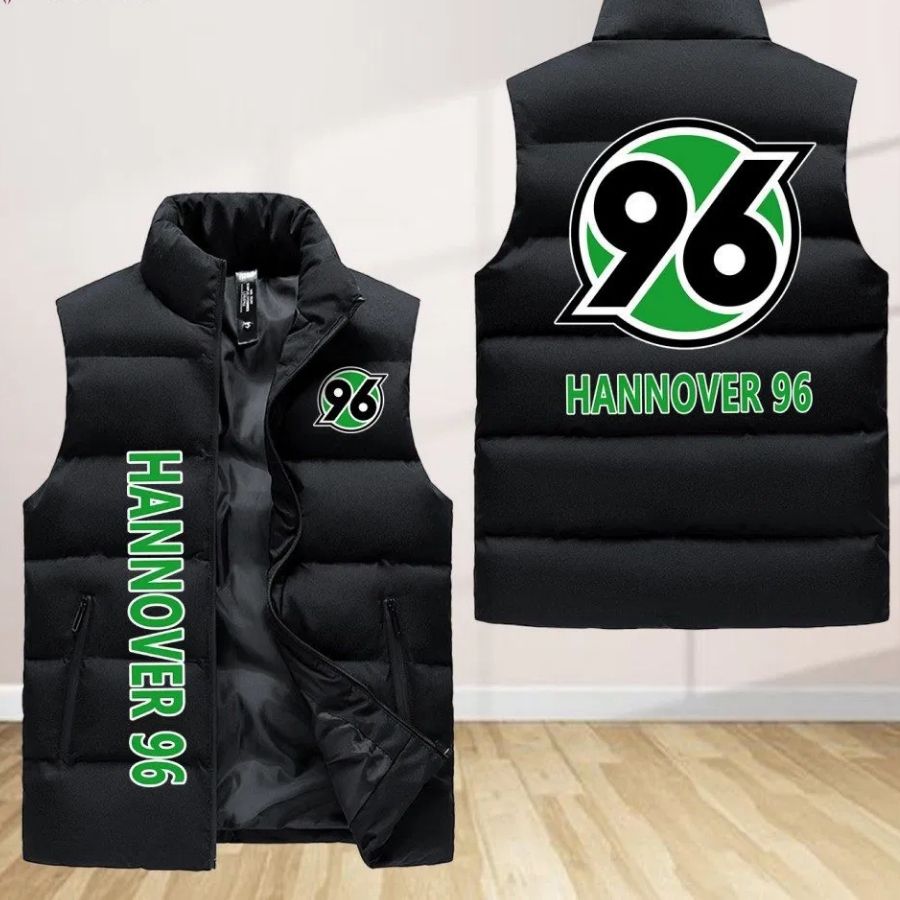 Hannover 96 Sleeveless Puffer Jacket Custom For Fans Gifts