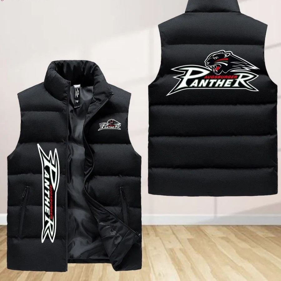 Augsburger Panther Sleeveless Puffer Jacket Custom For Fans Gifts