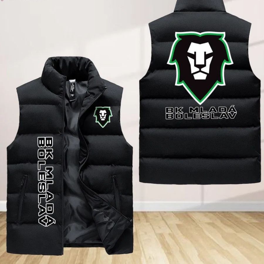 Bk Mlada Boleslav Sleeveless Puffer Jacket Custom For Fans Gifts