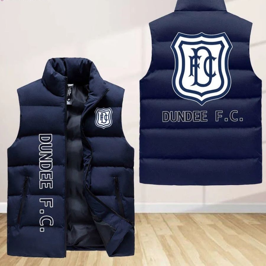 Dundee F.C Sleeveless Puffer Jacket Custom For Fans Gifts