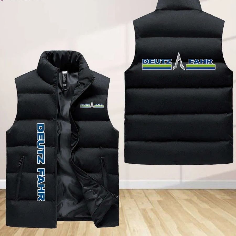 Deutz Fahr Sleeveless Puffer Jacket Custom For Fans Gifts