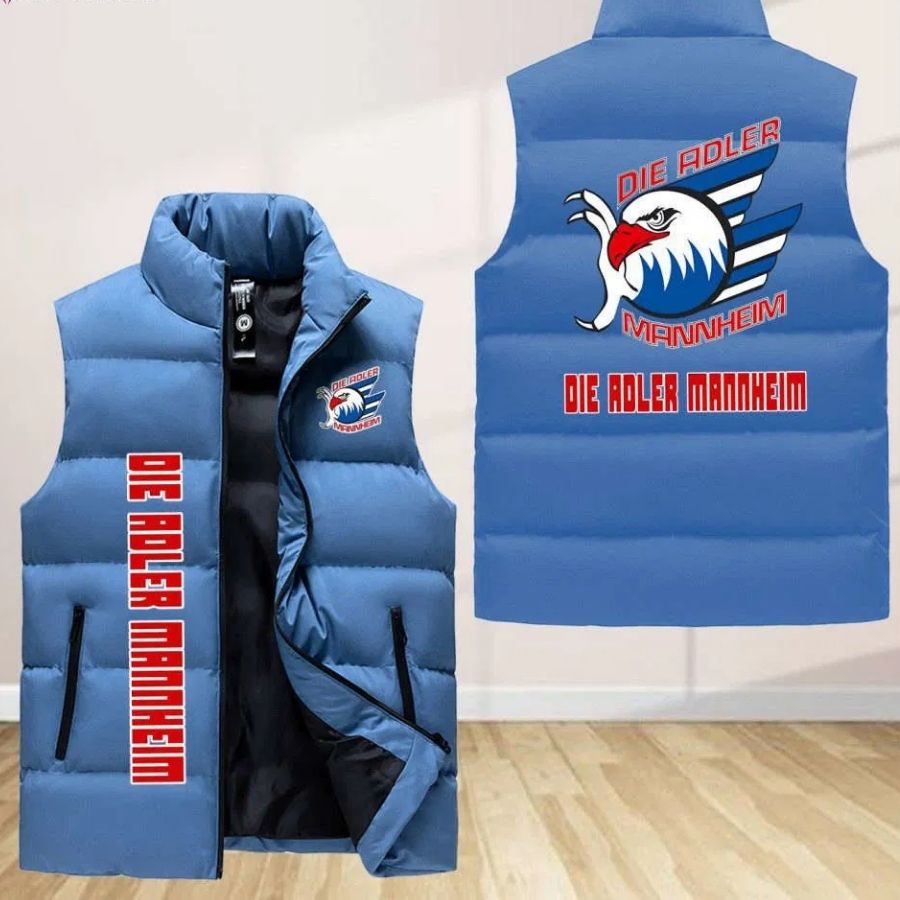 Adler Mannheim Sleeveless Puffer Jacket Custom For Fans Gifts