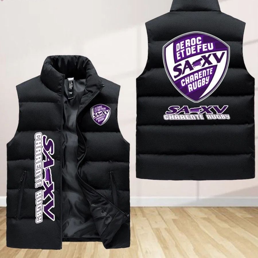 Sa Xv Charente Sleeveless Puffer Jacket Custom For Fans Gifts