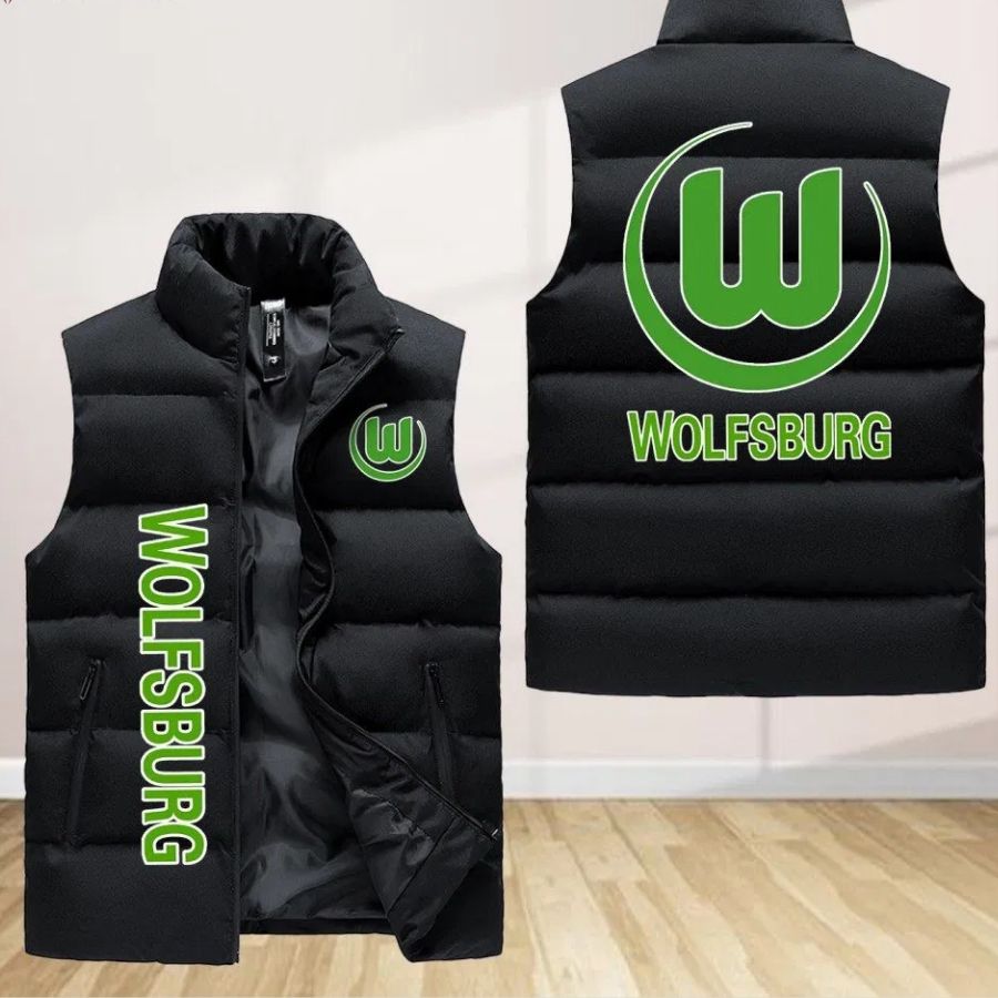Vfl Wolfsburg Sleeveless Puffer Jacket Custom For Fans Gifts