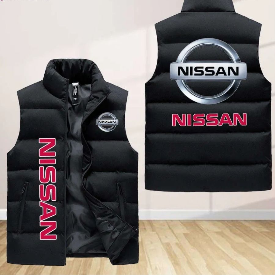 Nissan Sleeveless Puffer Jacket Custom For Fans Gifts