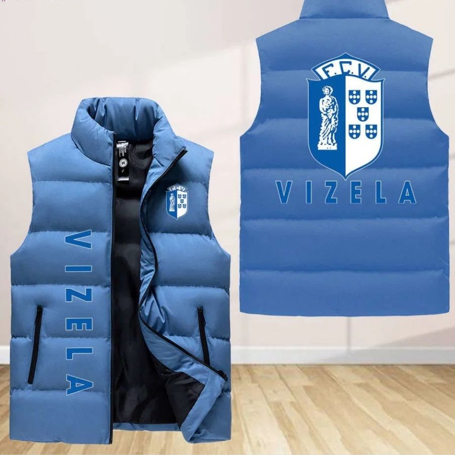 F.C. Vizela Sleeveless Puffer Jacket Custom For Fans Gifts