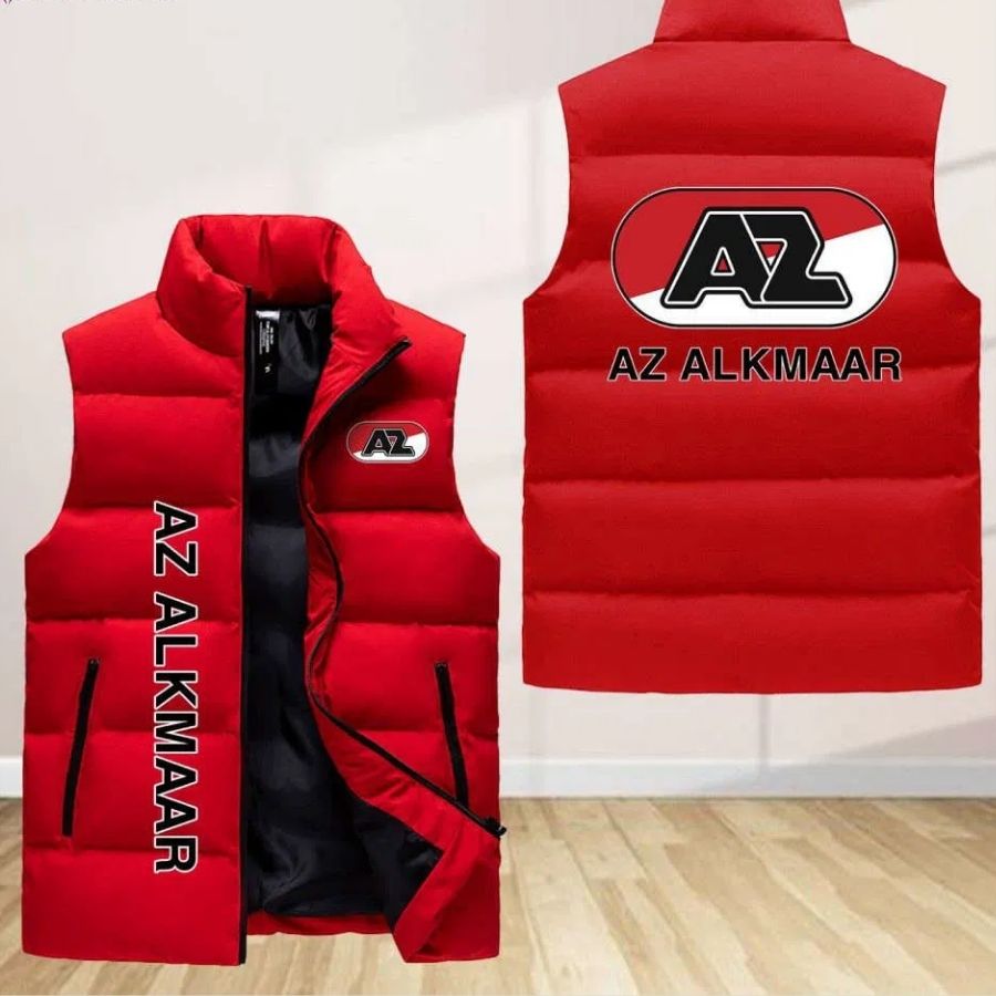 Az Alkmaar Sleeveless Puffer Jacket Custom For Fans Gifts