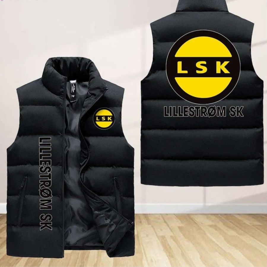 Lillestrom Sportsklubb Sleeveless Puffer Jacket Custom For Fans Gifts