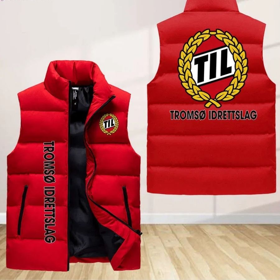 Tromso Idrettslag Sleeveless Puffer Jacket Custom For Fans Gifts