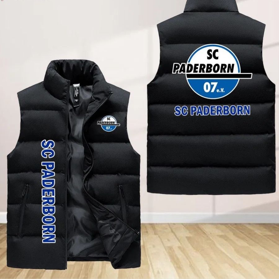 Sc Paderborn Sleeveless Puffer Jacket Custom For Fans Gifts