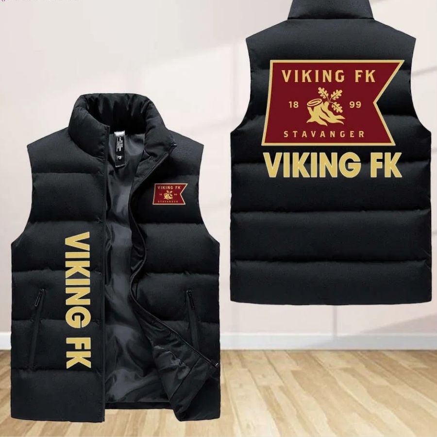 Viking Fotballklubb Sleeveless Puffer Jacket Custom For Fans Gifts