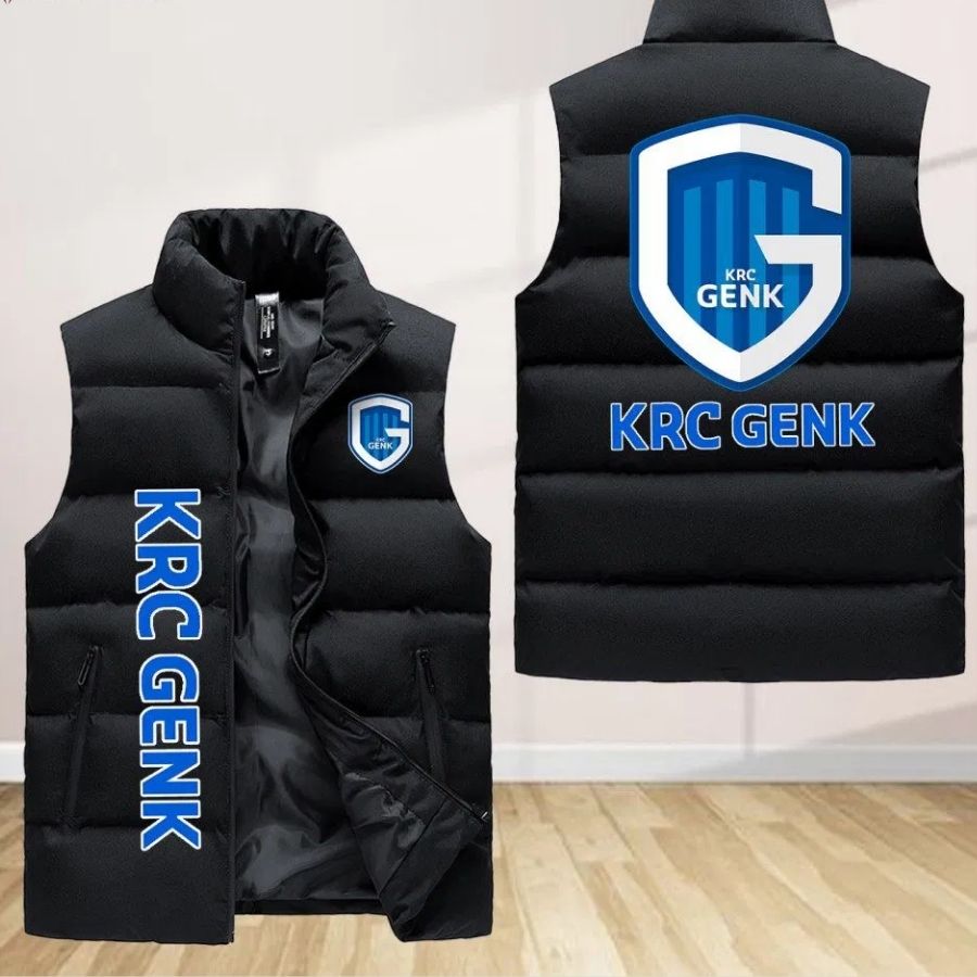 K.R.C. Genk Sleeveless Puffer Jacket Custom For Fans Gifts