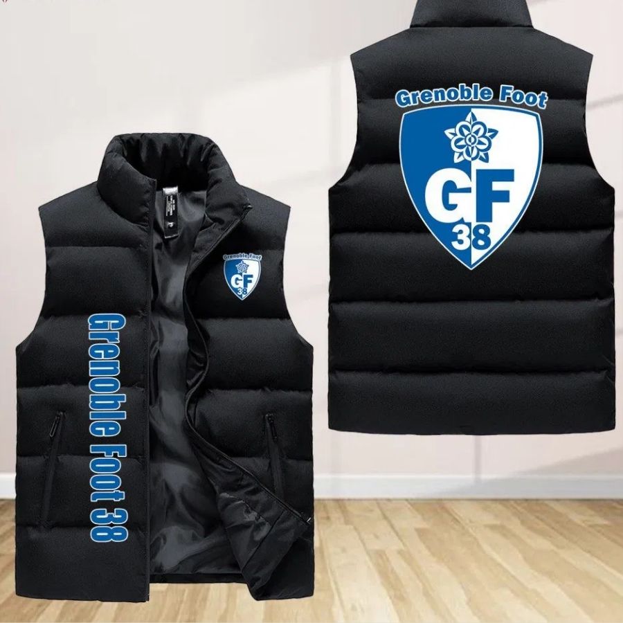 Grenoble Foot 38 Sleeveless Puffer Jacket Custom For Fans Gifts