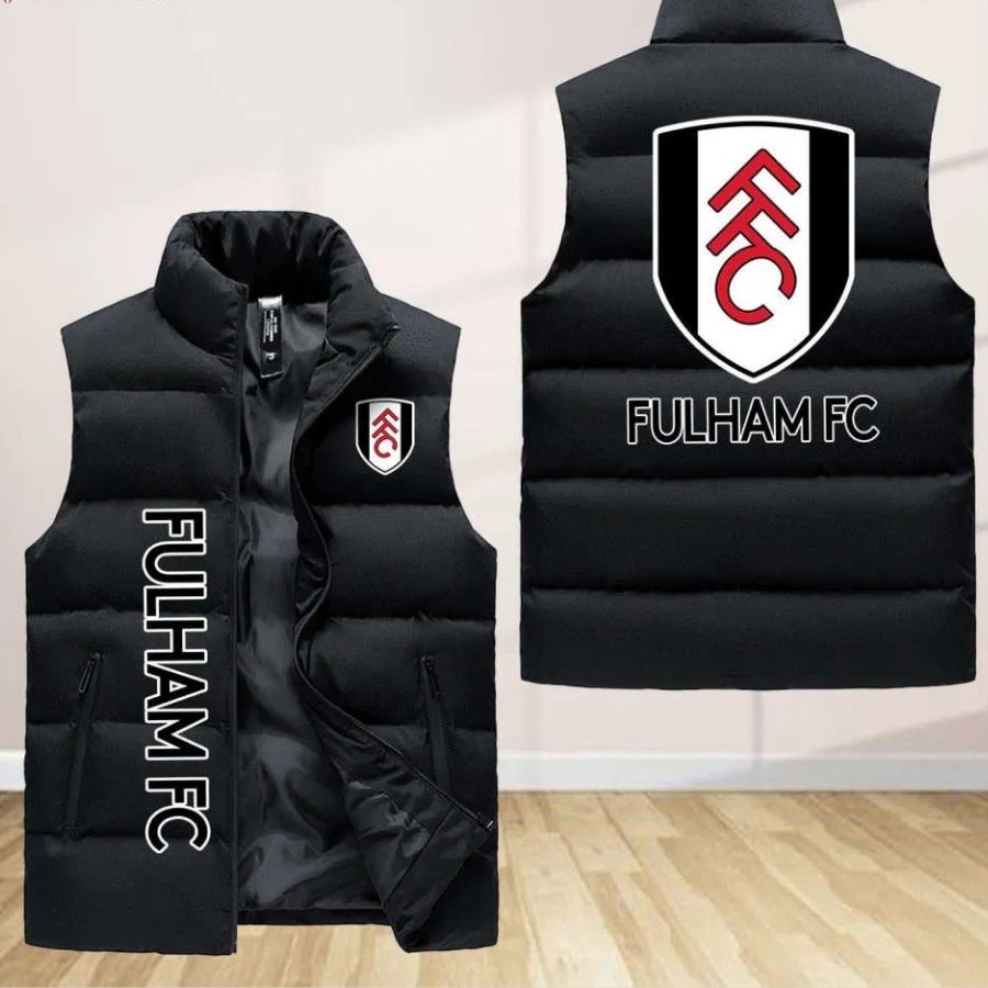 Fulham F.C Sleeveless Puffer Jacket Custom For Fans Gifts