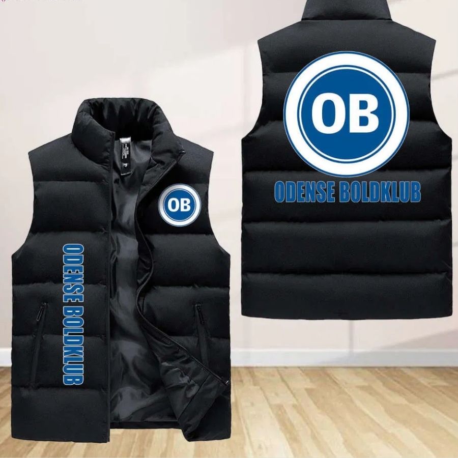 Odense Boldklub Sleeveless Puffer Jacket Custom For Fans Gifts