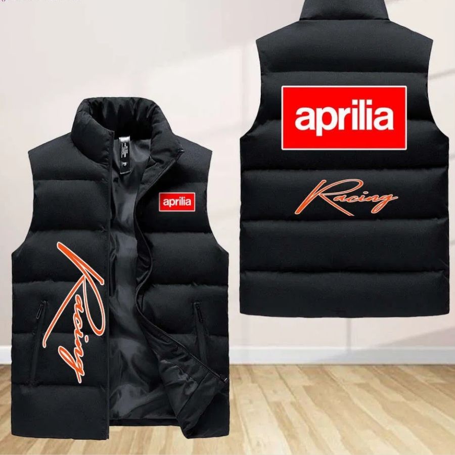 Aprilia Motorcycles Sleeveless Puffer Jacket Custom For Fans Gifts